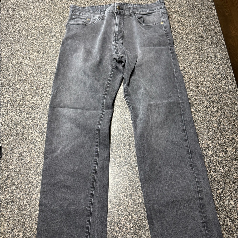 Society Men's Charcoal Jeans